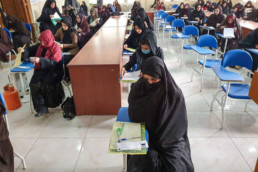 150 Frauen wurden zur Prüfung eingeladen. (Foto: Haidari)