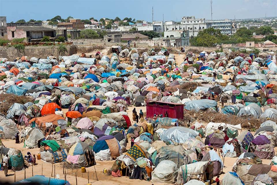 Fluechtlingslager, Somalia