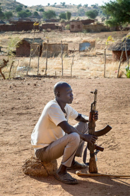 SPLA-Soldat in Korongo