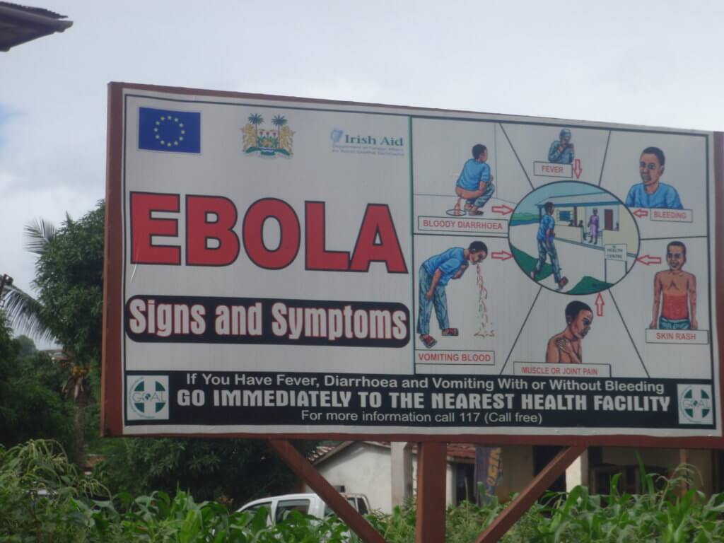 Ebola grassierte von März 2014 bis Anfang 2016 in Sierra Leone