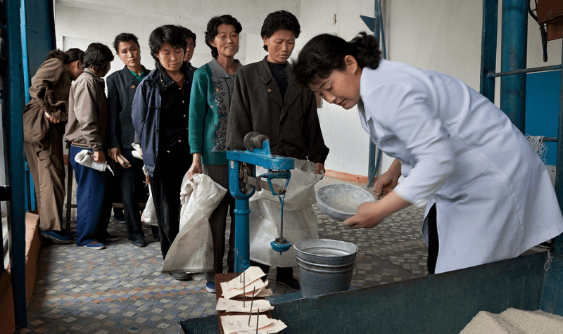Cap Anamur hat von 2011 - 2016 in Nordkorea Nothilfe geleistet und dringend benötigte Lebensmittel geliefert.